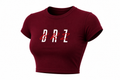 BRZ  Crop Top - Burgundy