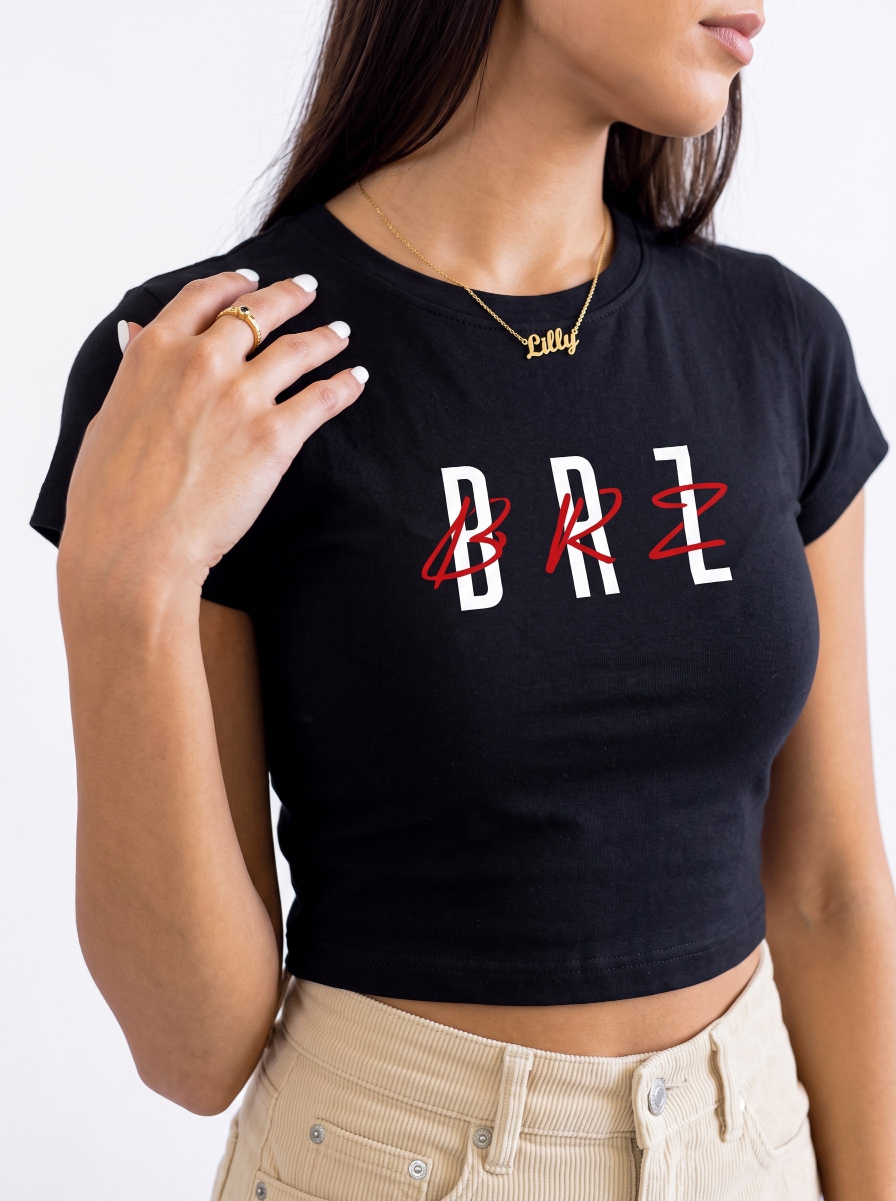 BRZ Crop Top - Black